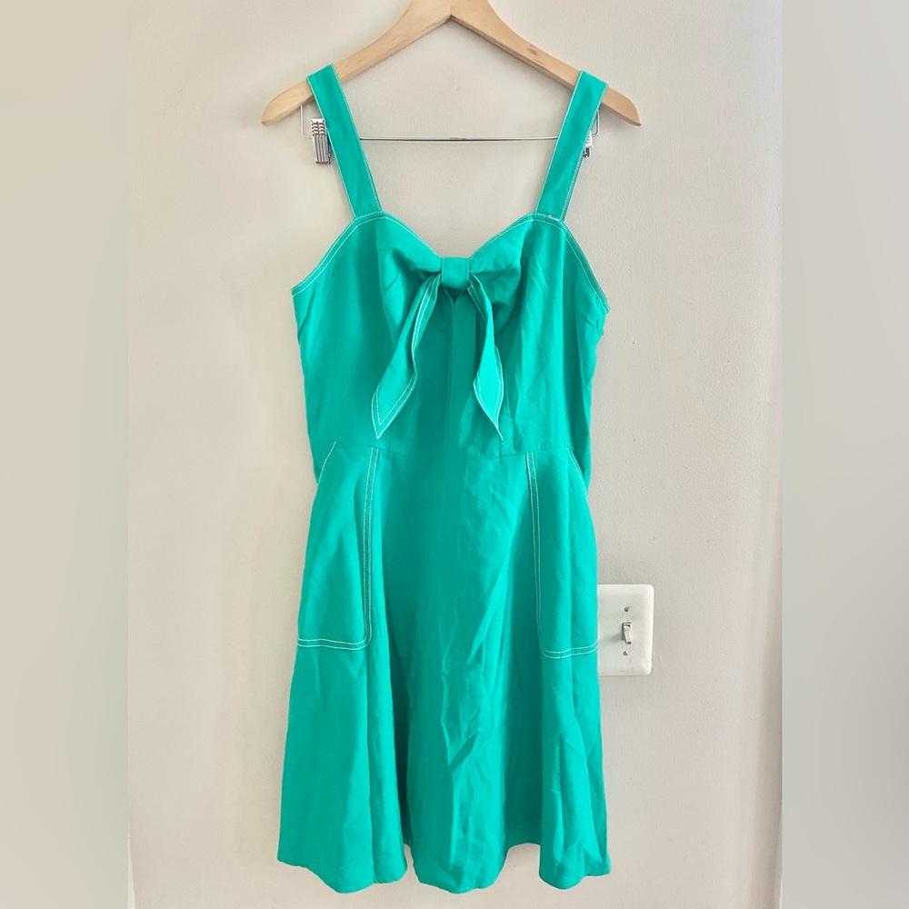 Level Eight Teal Sundress Size 9- EUC
